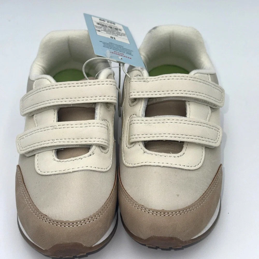 NWT Cat & Jack Charlie Retro Sneakers Toddler 11T Tan Colorblock